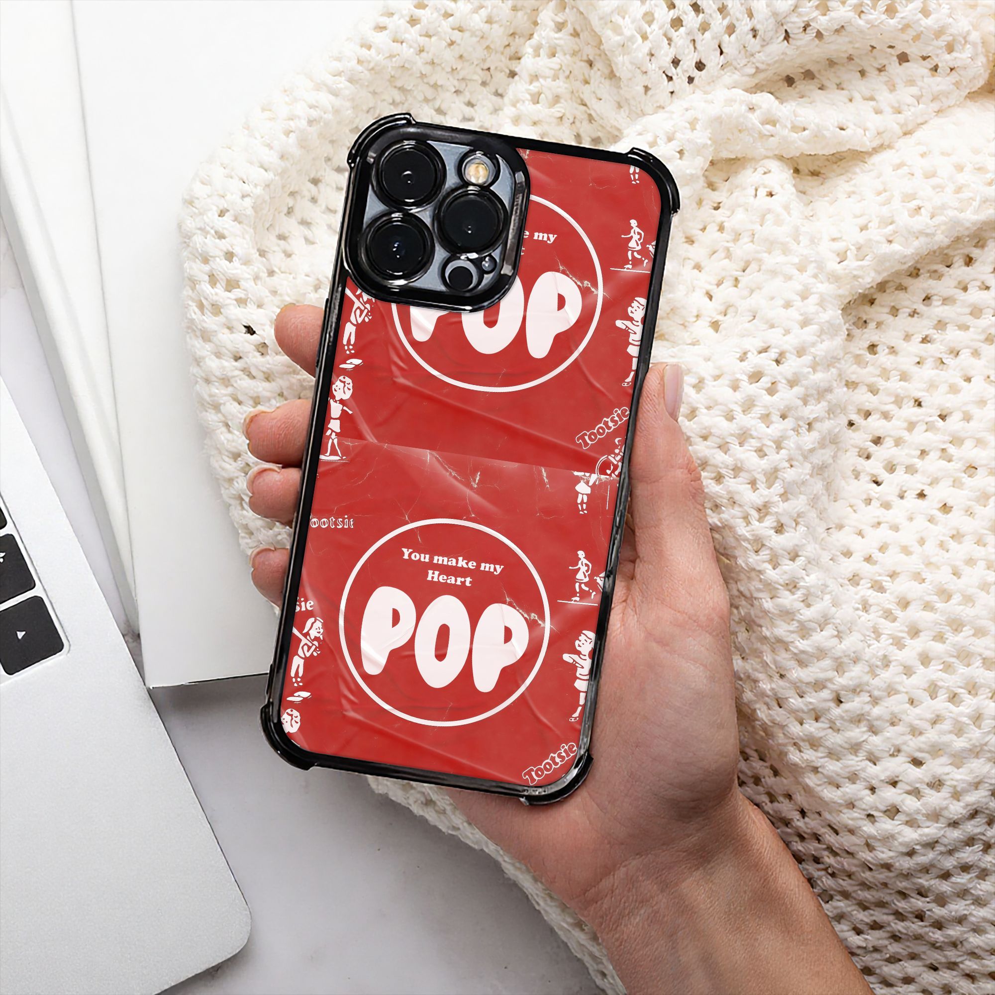 Phone Cases Red - Czerwona okładka Red Wrapper You Make