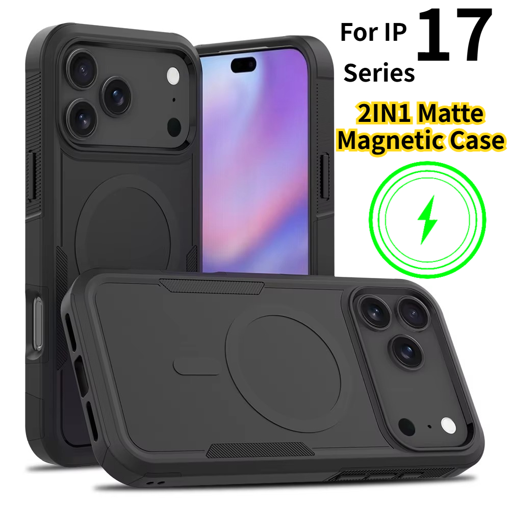 Phone Cases Rugged - Premium 2w1 Etui z Magnetycznym Ładowaniem