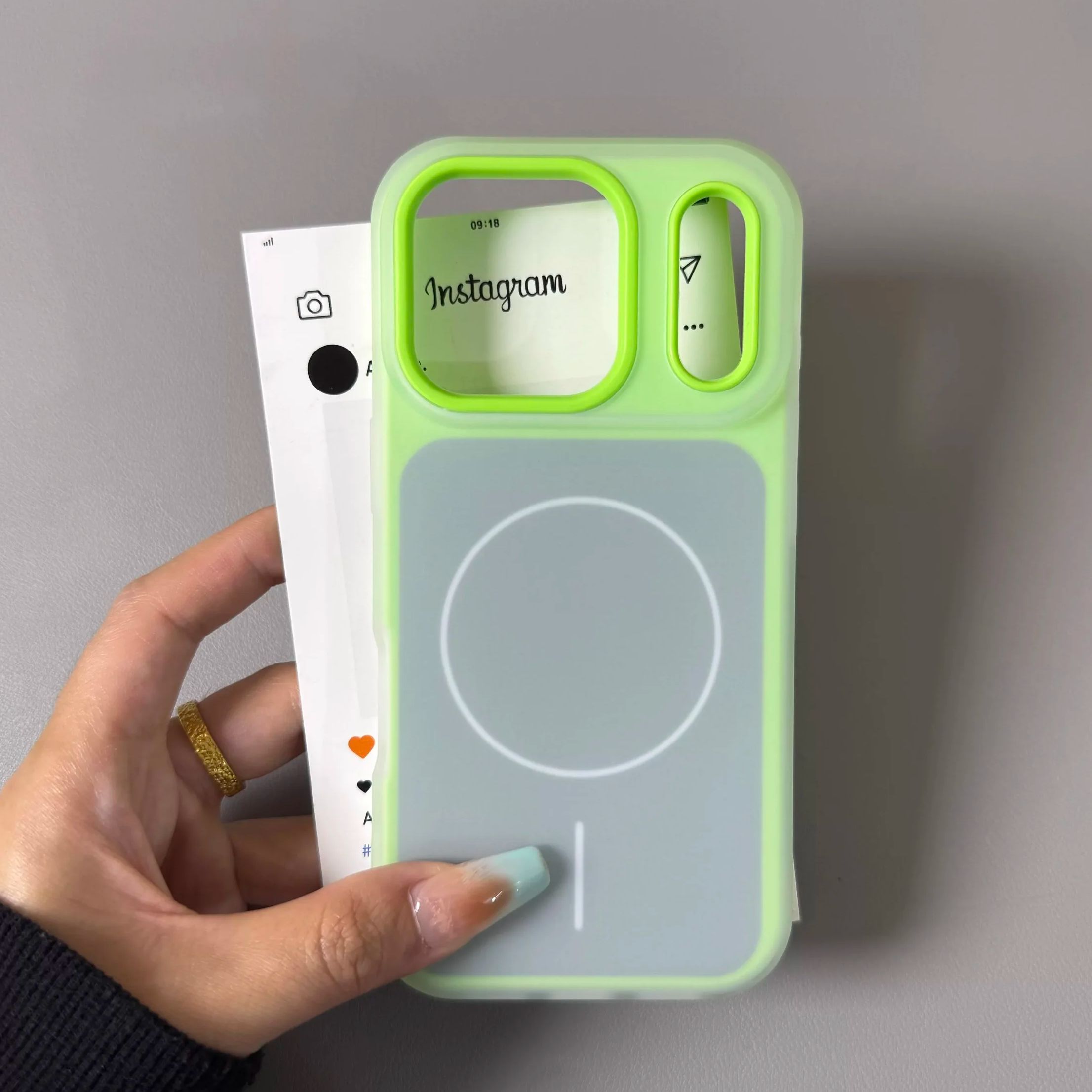 Phone Cases Rugged - Oryginalne Matowe Przezroczyste Etui Candy 2w1