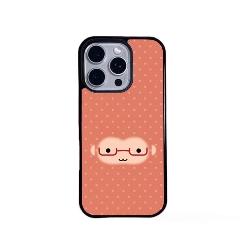 Phone Cases Red - Czerwone Okulary Małpa Twarz Kropki Etui