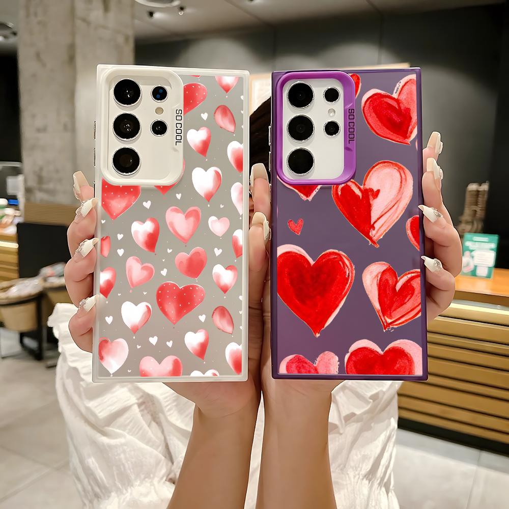 Phone Cases Red - Czerwone etui na telefon z motywem