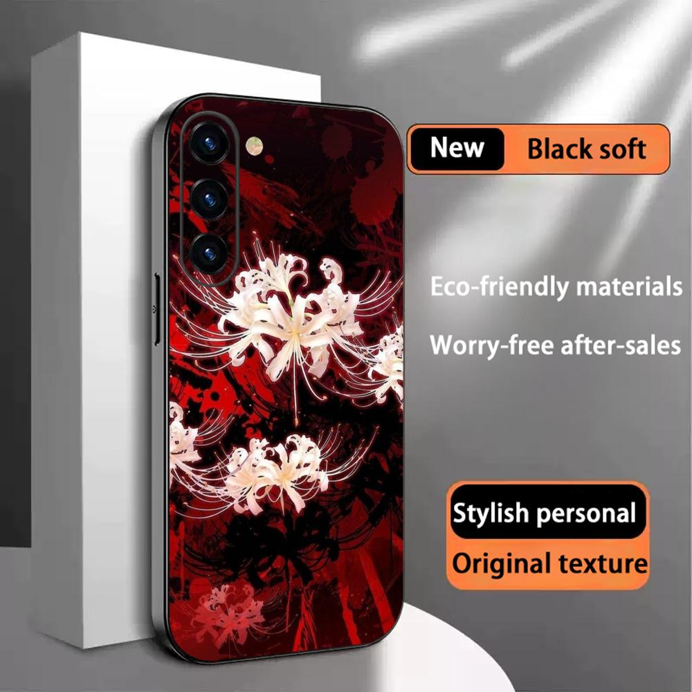 Phone Cases Red - Japońska sztuka Czerwone lilie pająkowe Japonia