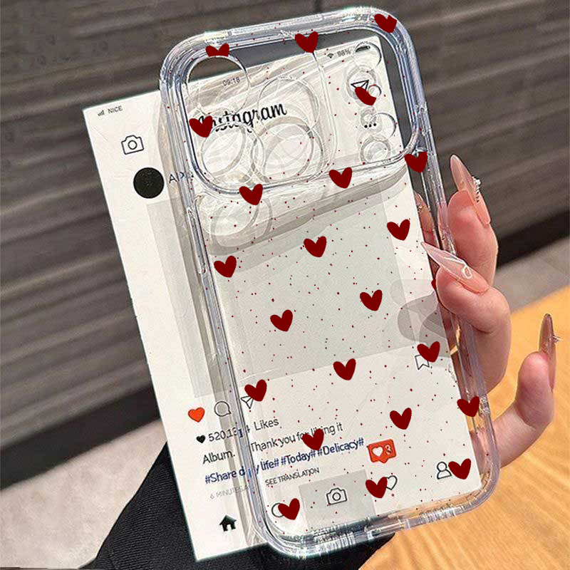 Phone Cases Pinterest - Prosty, przezroczysty futerał na telefon z