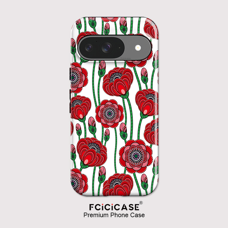 Phone Cases Red - Fcicicase Akrylowe Matowe Etui na Telefon