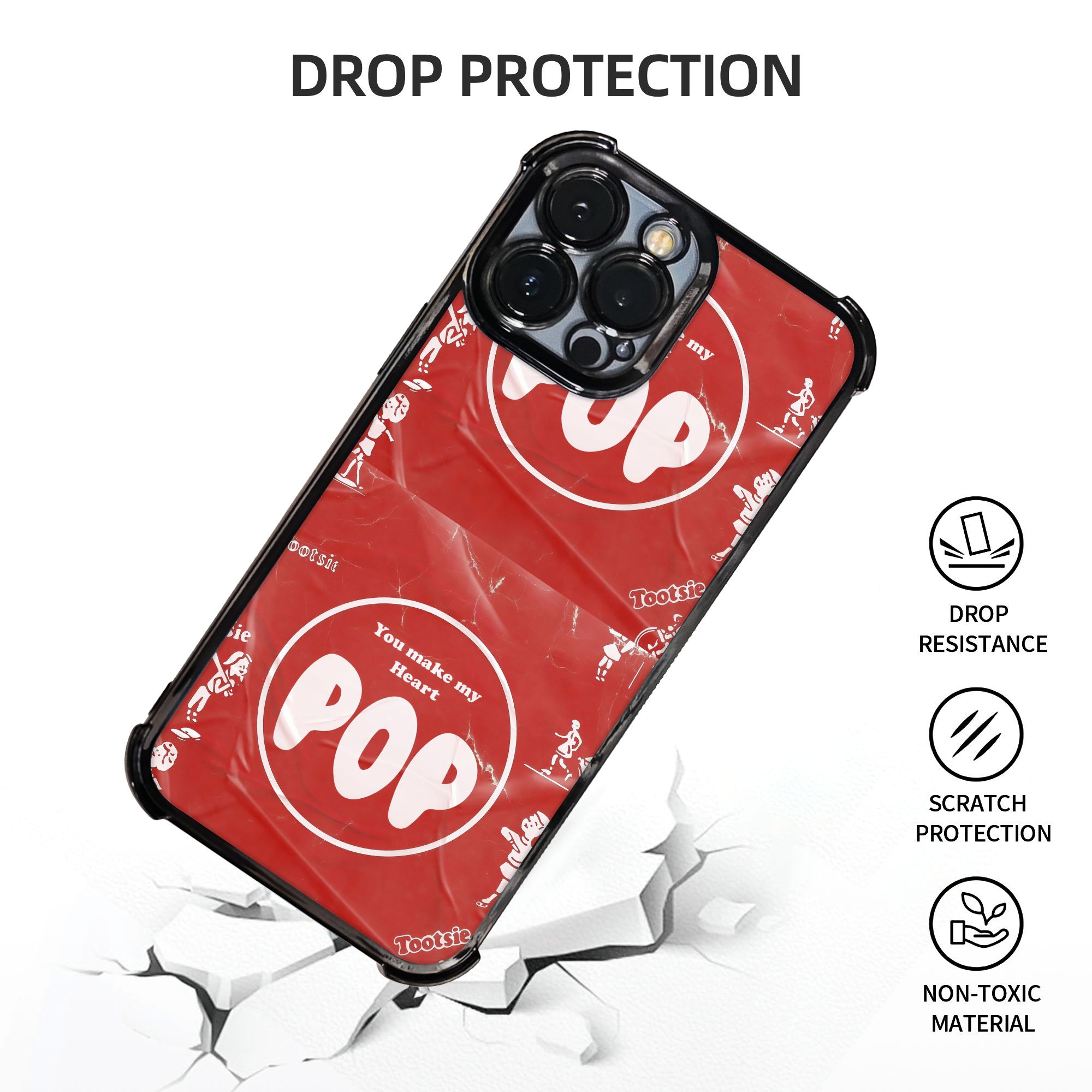 Czerwona okładka Red Wrapper Y – Phone Cases Red recenzja i cena