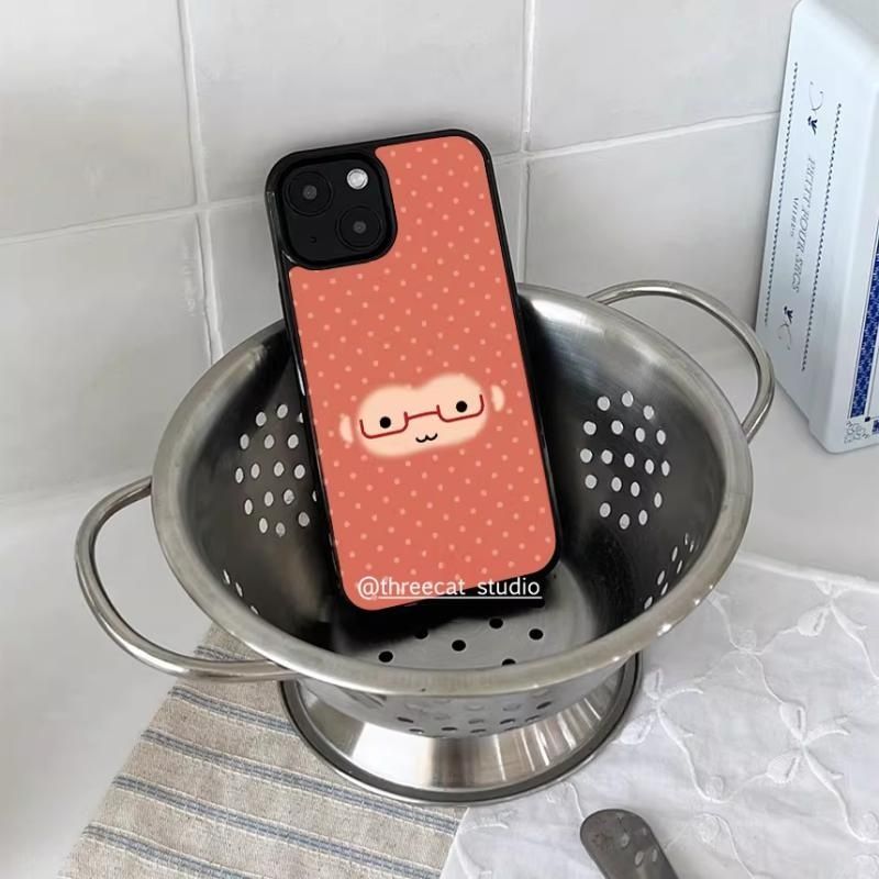 Czerwone Okulary Małpa Twarz K – Phone Cases Red recenzja i cena