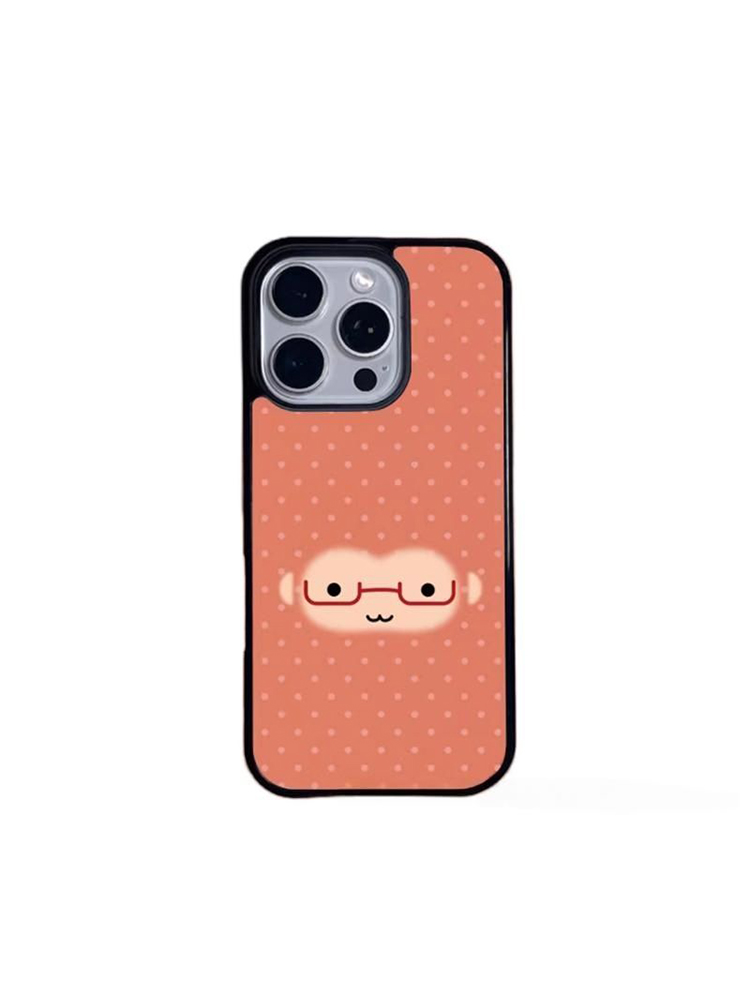Czerwone Okulary Małpa Twarz K – Phone Cases Red recenzja i cena