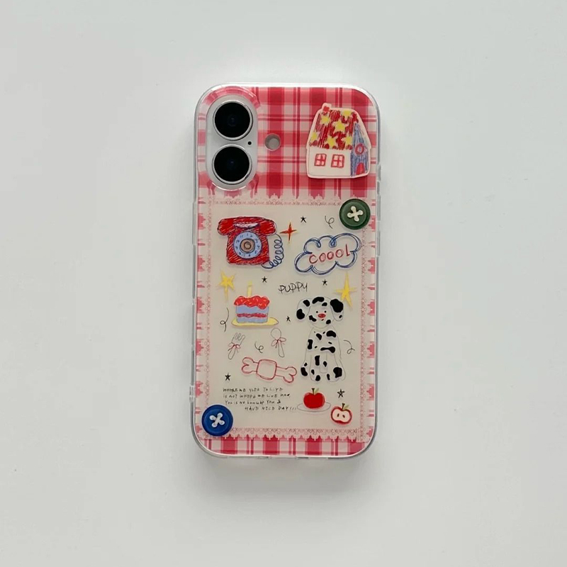 Koreański Ins Lekki Azjatycki  – Phone Cases Red recenzja i cena