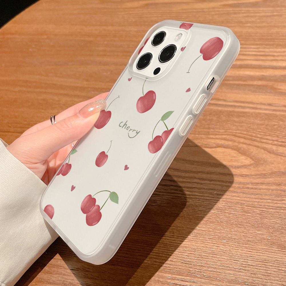 Etui na telefon Cherry, matowe – Phone Cases Iphone 15 Pro Max recenzja i cena