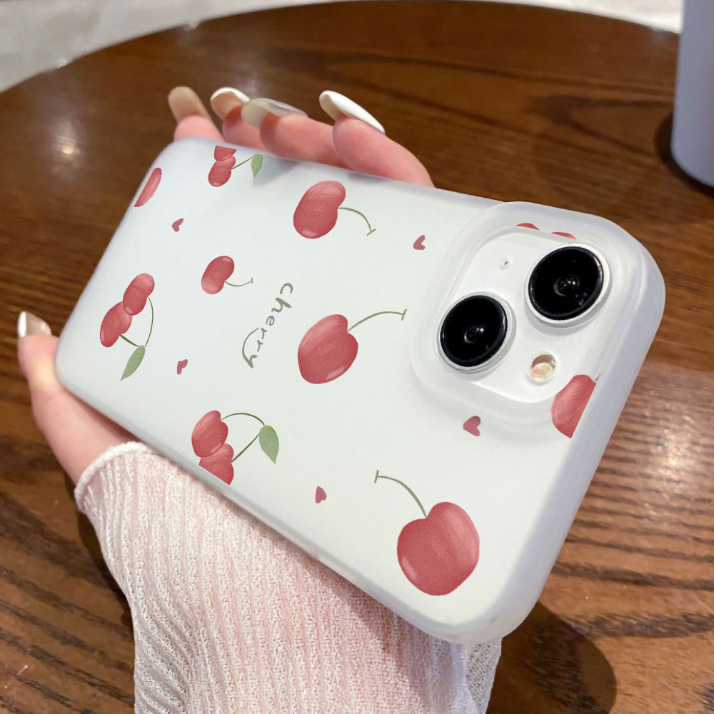 Etui na telefon Cherry, matowe – Phone Cases Iphone 15 Pro Max recenzja i cena
